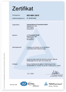 ISO Zertifikat - Download