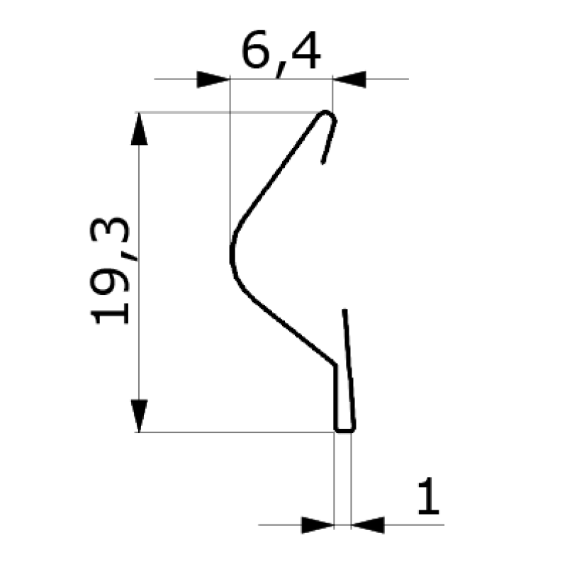  Form-CL-25-Front_kontaktfeder-abschirmung-contact-spring-shielding
